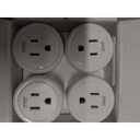 GHome Smart Plug Mini, WiFi Smart Outlet Plug Works with Alexa and Google Home, Timer Outlet with APP Control, 2.4GHz Network Only, No Hub Required, ETL FCC Listed (4 Pack), White