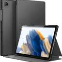 JETech Case for Samsung Galaxy Tab A8 10.5-Inch 2022 (SM-X200/X205/X207), Slim Folio Stand Protective Tablet Cover, Multi-Angle Viewing, Auto Wake/Sleep (Black)