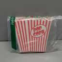 25 Pack Popcorn Boxes Movie Night Popcorn Bags for Party Red and White Popcorn Bags for Popcorn Vintage Snack Box Concession and Carnival Party Supplies, Individual Popcorn Bucket Containers (25)