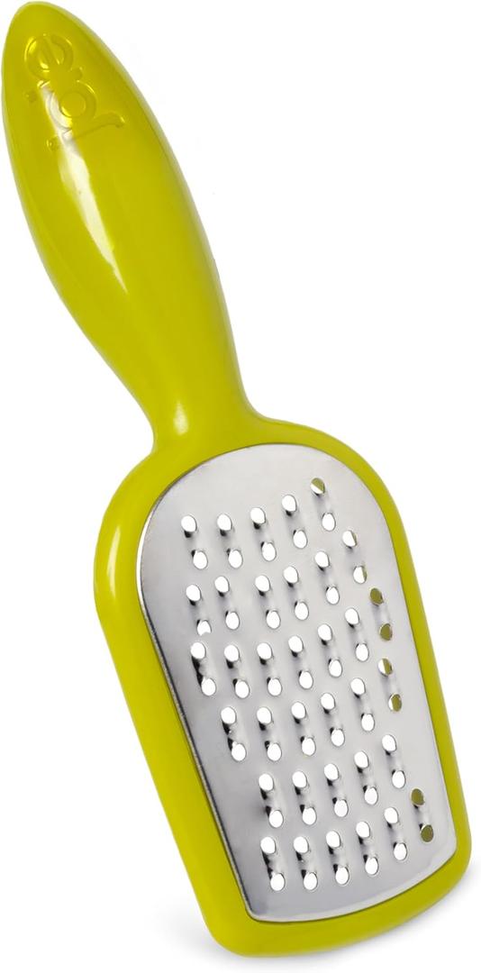 Joie Hand Grater, Compact Shredder with Ergonomic Handle, Ideal for Cheese and Vegetables, Stainless Steel, Great Gift for Home Chefs