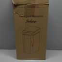 jinligogo 3Pack Bathroom Small Trash Can with Lid, 2.6 Gallon Touchless Automatic Garbage Can Slim Waterproof Motion Sensor Smart Trash Bin for Bedroom, Office, Living Room White/Black/Grey (Mix)