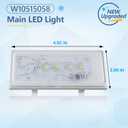 New W10515058 for Whirlpool Refrigerator Light,WPW10515058 Whirlpool Refrigerator Light,WRS325FDAM 04,W10522611 W10465957 PS11755867,Compatible WRS325FDAM04/02