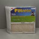 Filtrete 21x21x1 AC Furnace Air Filter, MPR 700, MERV 8, Tough on Pollen, Easy on Airflow, 3-Month Pleated 1-Inch Electrostatic Air Cleaning Filter, 4-Pack (Actual Size 20.81 x 20.81 x 0.81 in)