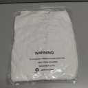 ZESICA Women's Casual Blouse Tops Puff Long Sleeve Button V Neck Hollow Out Eyelet Lace Embroidered Shirt Dressy (White, S)