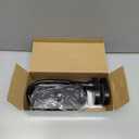 Gooseneck Tablet Holder for Kindle Reading in Bed with Page Turner Remote, Hands Free Desk Bedside Lazy Arm Stand for Kindle Accessories, Gifts for Readers (Glossy Black)