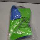 Sporti Adult-Kids Short Swim Fins, Floating Fin for Swimming & Snorkeling, Swim Flippers for Training - Lime GreenBlue - M 5-6 / W 6-7