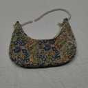 Verdusa Women's Floral Print Shoulder Bags Casual Underarm Purses with Pearl Strap
