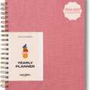 Anecdote Spiral Planner w/2026-2027 Calendar (8.5" x 10") | Start Anytime - 52 Weeks, Undated Planner Pages | To-Do List Organizer, Plan Your Success, Achieve Productivity Goals (Blossom)