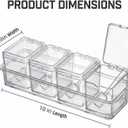 Multi Spice Condiment Pots Set Clear Multi Spice Containers with Spoons for Kitchen Salt Sugar Seasoning Storage