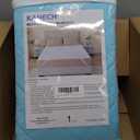 KANECH Washable Incontinence Bed Pads with Straps Queen Size 60"x80" Heavy Absorbency Waterproof Mattress Protector for Adults 5-Layer Reusable Underpad