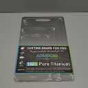 APMRQIB Titanium Cutting Boards for Kitchen,100% Pure Titanium Cutting Board Set of 3, Double Sided Non Toxic Cutting Board, Hygiene Durable Dishwash