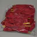 Glitinsel 24 Pcs Velvet Bows Christmas Tree Ornaments Vintage Double Faced Velvet Ribbon Bows for Tree Garland Wreath Indoor Outdoor Xmas(5 x 7 Inch, Width of 5/8",Burgundy)