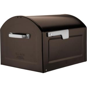 Architectural Mailboxes 950020RZ Centennial Post Mount Mailbox, XL, Rubbed Bronze