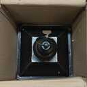 Large Farmhouse Wooden Decorative Lantern Set of 2, Rustic Distressed Brown Burnt Wood Floor Candle Lanterns, Indoor/Outdoor Hanging Lanterns for Home Decor (No Glass)