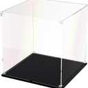 Clear Acrylic Display Case, Self-Assemble Showcase for Collectibles, Action Figures, Dolls- Alternative Glass Box for Commemorative Gifts (11x11x11 Inch, 28x28x28 Cm)