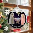 Nativity Ornament | Nativity Scene | Christmas Ornament | Christmas Decoration | Holiday Decor | Religious Gifts | Christian Gifts | Gift Exchange | Gift Idea - Pattern A