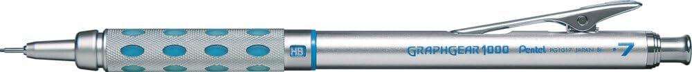 Pentel Graph Gear 1000 Automatic Drafting Pencil, 0.7mm Lead Size, Blue Barrel, 1 Each (PG1017C)