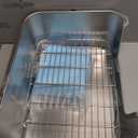 Sorstrem Stainless Steel Sifting Litter Box for Rabbit (M)