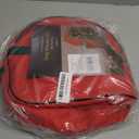 ZOBER Christmas Light Storage Reels - Christmas Light Organizer with 3 Plastic Wheels - 600D Oxford Fabric - Fits 200 Mini Lights per Spool, Lights Storage - Stitched Reinforced Handles - Red