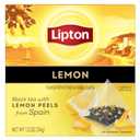 Lipton Black Tea Lemon, Pyramid Tea Bags, Flavored Teabags for a Refreshing Cup of Tea, 20 Total Tea Bags (EXP 10/31/26)