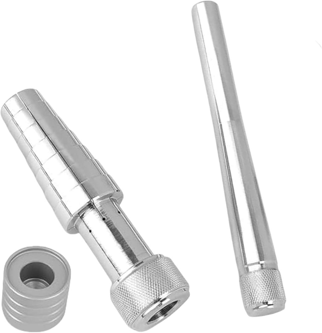 Ring Stretcher Tool Chrome Plated Steel Finger Wedding Band Resizer Tool Ring Stretcher Stretch and Enlarge Ring Mandrel Stretcher Enlarger Jewelry Ring Sizing Tool (Silver)