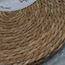 13 in Round Woven Placemats Plate Chargers Set of 10, Boho Farmhouse Rustic Woven Place Mats for Dining Table Decor, Rattan Wicker Table Mats Jute Braided Chargers for Dinner Plates