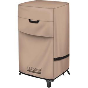 ULTCOVER Waterproof Vertical Electric Smoker Cover 30 inch for Most Square Gas Propane BBQ Smokers Size Upto 22W x 20D x 35H inch