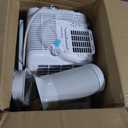 BLACK+DECKER Portable Air Conditioner, 8,000 BTU (3,950 BTU SACC) for Rooms up to 400 Sq. Ft., Portable AC with Follow Me Remote Control and Window Kit, BPACT08WT, White