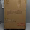 YOCAN Paint-Free Wooden Freestanding Dog Gates for The House,Doorways, Stairs,Wood Dog Fences Indoor Pet Gate,Step Over Fence-4 Panel H:16.9"