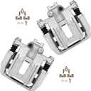cciyu 19B6886 19B6887 Rear Left & Right Brake Calipers With Bracket For Acura For RDX 2013-2018,For Honda For Crosstour 2012-2015,For Honda For CR-V 2007-2016 Driver & Passenger Side