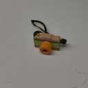 Wooden Mini Pretend Camera Toy with Real Sounds and Light for Toddlers 1 2 3 Years Old, Neck Hanging Photographed Props for Boys Girls Children Kids