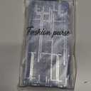 Ultra Slim Thin Denim Wallet Women RFID Blocking Credit Card Holder Bifold Long Ladies Billfold Wallet (01-Light blue)