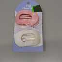 Flat Hair Claw Clips for Women,Matte Medium Hair Clips for Thick & Thin Hair- Comfortable Everyday Use for Office, Yoga, Party & Casual Styling (2PCS F) Pack of 2