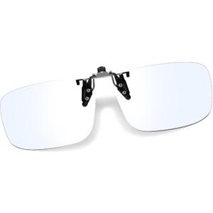 Trysee Blue Light Clip Ons for Glasses for Men Women Blue Light Blocker Fit Over Computer Glasses TS1007