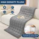 OstepDecor Washable Couch Cover for Dogs, Thick Pet Friendly Sofa Covers, Soft Couch Protector, Paw Cart Sofa Slipcovers, Cushion Protector for Leather, Sectional, Loveseat Cozy Grey, 35.4" X 70.9" 1 Pack