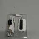 1Mii SafeFly Dot-Bluetooth 5.3 Transmitter Receiver for up 2 Headphones, AptX Low Latency/HD, Plane Travel Essentials, Wireless Audio Bluetooth Airplane Adapter for Flight, TV, Car, PC (White)