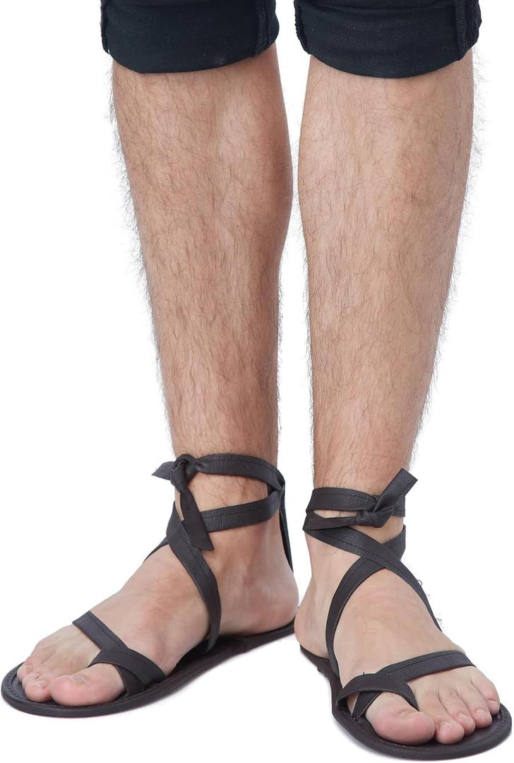 California Costumes Old World Sandals (One Size, Black)