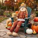 Shappy 60 Inch Large Scarecrow Fall Outdoor Porch Yard Garden Decoration