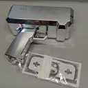 Money Gun Shooter  RUVINCE Money Gun for Movies That Look Real, Prop Gun Make it Rain, Handheld Cash Gun for Game Movies Party (Silver)