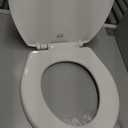 Bemis 730SL Slow Close Toilet Seat, Hinges Never Loosen, Durable Plastic, Made in USA, Round, White