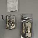 Schlage BE365 V CAM 619 Camelot Keypad Deadbolt, Electronic Keyless Entry Lock, Satin Nickel