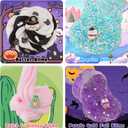 8 x 100ml Textures Slimes Kit for Kids, Slime Variety Pack Different Textures, with Snow Fizz, Sequins, Butter, Bead Slime, Slimes Party Favors for Girls & Boys, Birthday Easter Toy