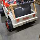 Power Wheels Jurassic Park Jeep Wrangler, battery powered ride on toy, 12Volts, 5MPH max Speed