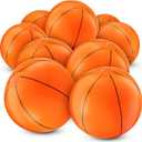 Inflatable Basketballs (Pack of 12) 16-inch Beach Balls for Pool Beach Toys & Basketball Party Favors for Kids Sports Themed Birthday Party Decorations, Outdoor Backyard Summer Pool Games Supplies