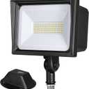 DEWENWILS 65W LED Flood Light Outdoor with Knuckle Mount, 6670 LM Super Bright IP65 Waterproof LED Security Flood Light, 5000K Daylight for Landscape, Garden, Yard, Garage,Driveway UL Listed (Black)