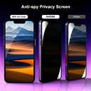 2 Pack Privacy Screen Protector for iPhone 14 Plus/13 Pro Max, Privacy Screen iPhone 13 Pro Max 6.7 Inch Tempered Full Screen Glass Film, Anti-Spy, Bubble Free, Case Friendly