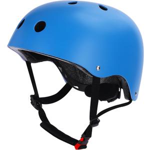 Kids Bike Helmet, Toddler Helmet for Youth Boys Girls Ages 3-14 Year Old, Adjustable Fit & Lightweight, Multi-Sport Safety for Skateboard Skating Bicycle Scooter Cycling (S: 18.9 - 22 inch, Blue)