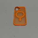 Newfuture Magnetic for iPhone 17 Case [Compatible with Magsafe] [Military Grade Drop Protection] Translucent Matte Anti-Scratch Shockproof Protective Phone Cover 6.3 Inch, Orange