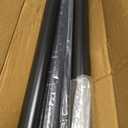 AIZESI 41-144 Inch Heavy Duty Black Tension Curtain Rod - No Drilling, Adjustable, Rust-Resistant for Outdoor, Living Room, Window, Bathroom