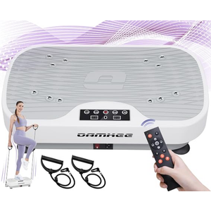 Vibration Plate Exercise Machine, Power Waver Vibration Plate Platform for Lymphatic Drainage, 9 Modes Whole Body Workout Vibrating Fitness Platform for Weight Loss & Shaping (A-2)